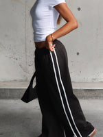 White Fox Make Me Promises Pants Charcoal