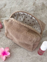 White Fox Kofi Cosmetic Bag Biscuit