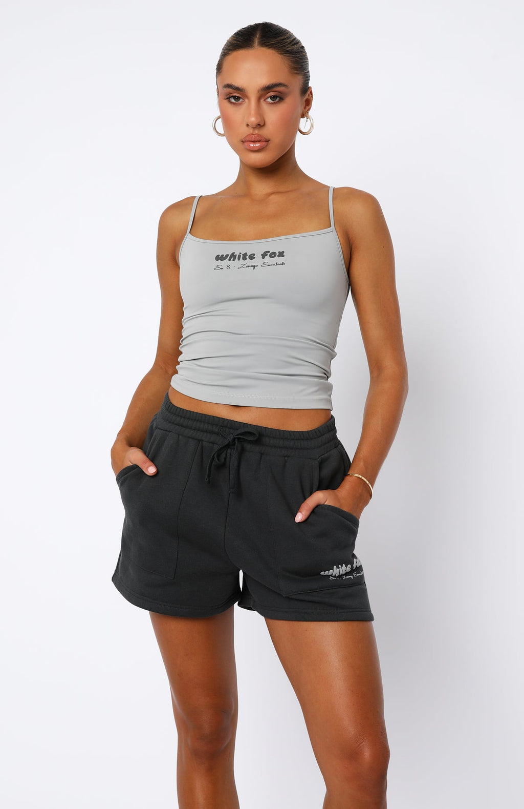 White Fox Era 8 Singlet Mist