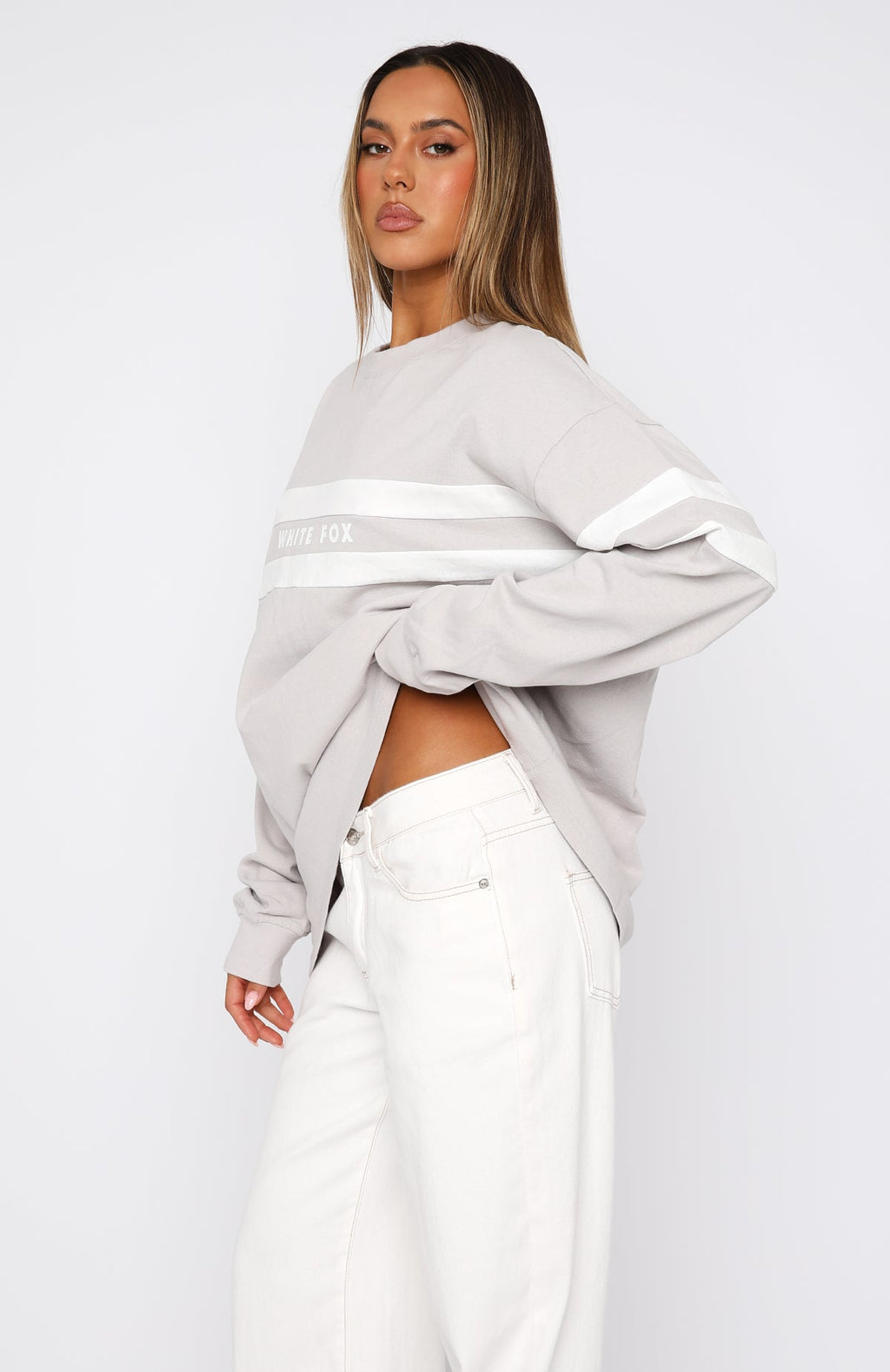White Fox You're My Inspiration Long Sleeve Tee Moon