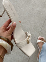 White Fox Sunny Mules Bone