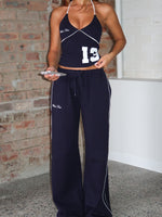 White Fox Can't Help The Feeling Track Pants Navy