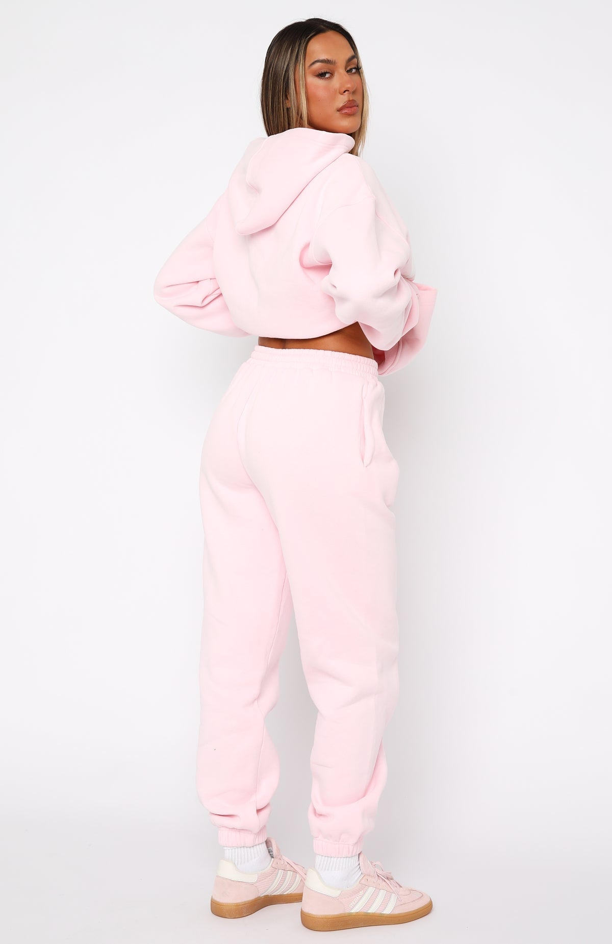 White Fox Decade Classics Varsity Sweatpants Posy