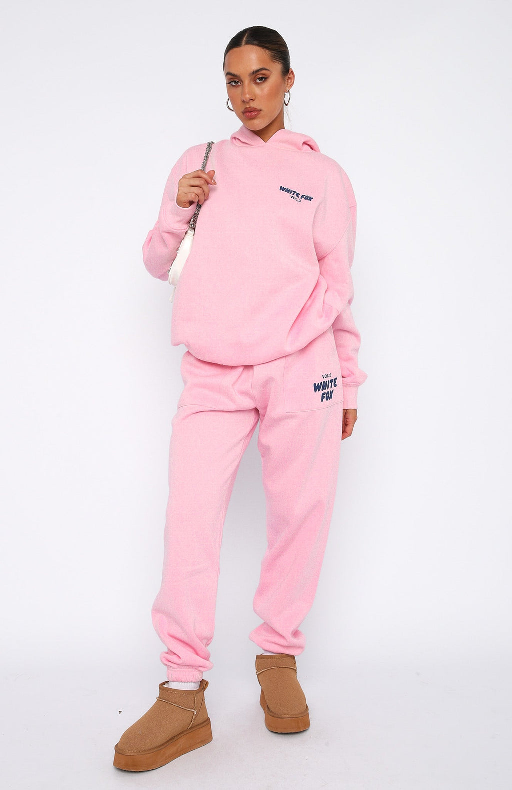 White Fox Offstage Sweatpants Posy Pink