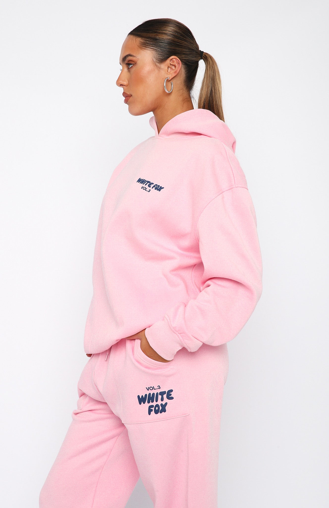 White Fox Offstage Hoodie Posy Pink