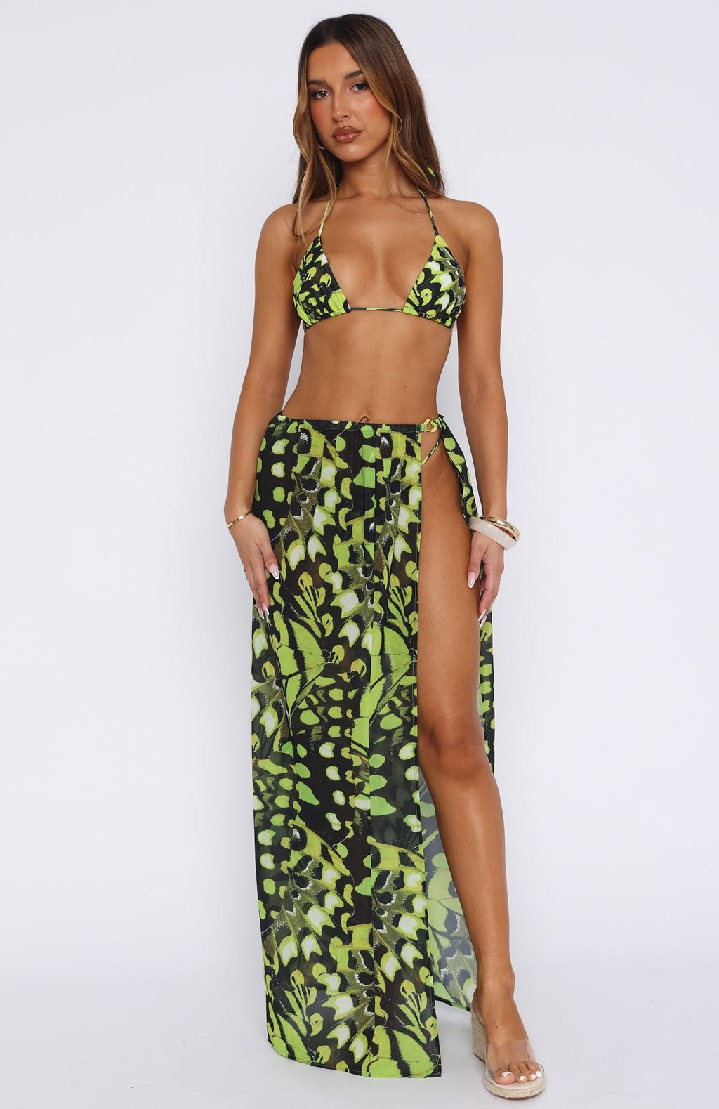White Fox Tropical Life Sarong Lime Whisper