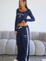 White Fox Found You Out Track Pants Navy
