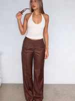 White Fox Keep It Cool Pants Chocolate