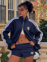 White Fox Studio 17 Raven Lounge Shorts Navy