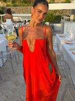 White Fox Sol Rio Maxi Dress Flame