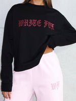 White Fox Lucky Ones Long Sleeve Tee Black