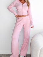 White Fox Paying It Forward Pants Baby Pink