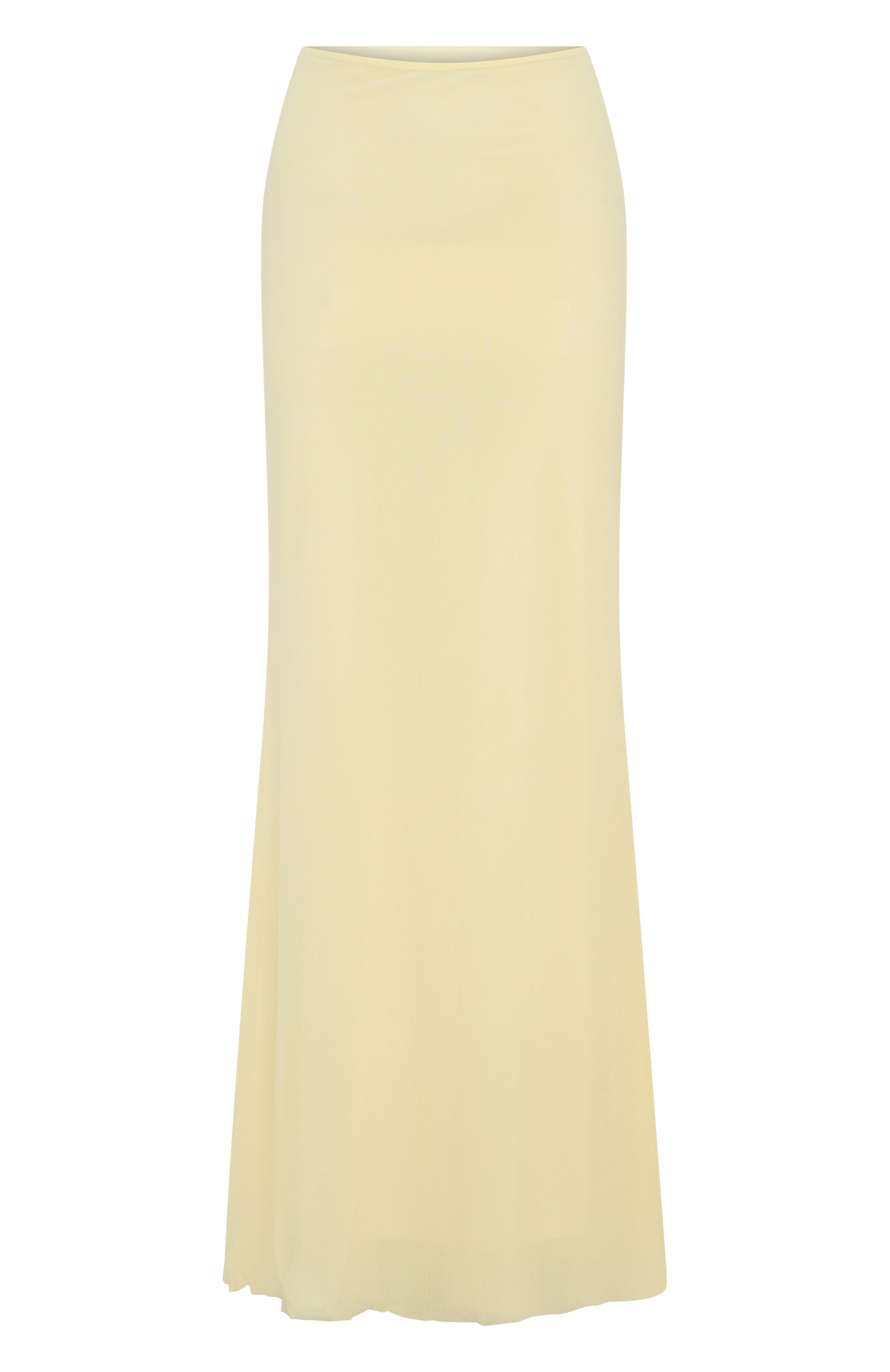 White Fox Loving You Maxi Skirt Lemon