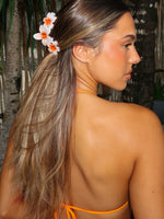 White Fox Parker Hair Clip White