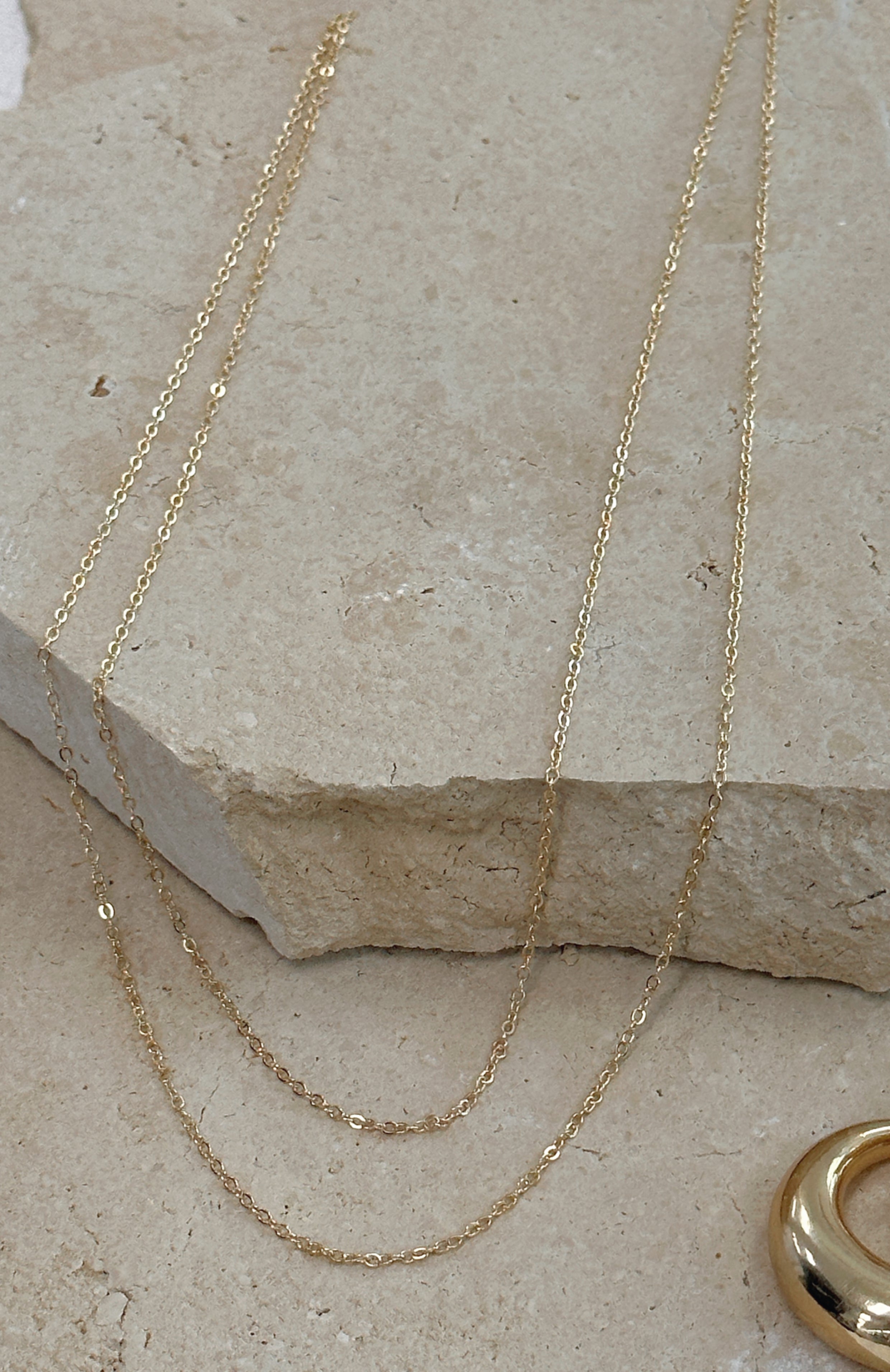 White Fox Camila Body Chain Gold
