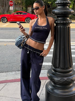 White Fox Chill In Style Track Pants Navy