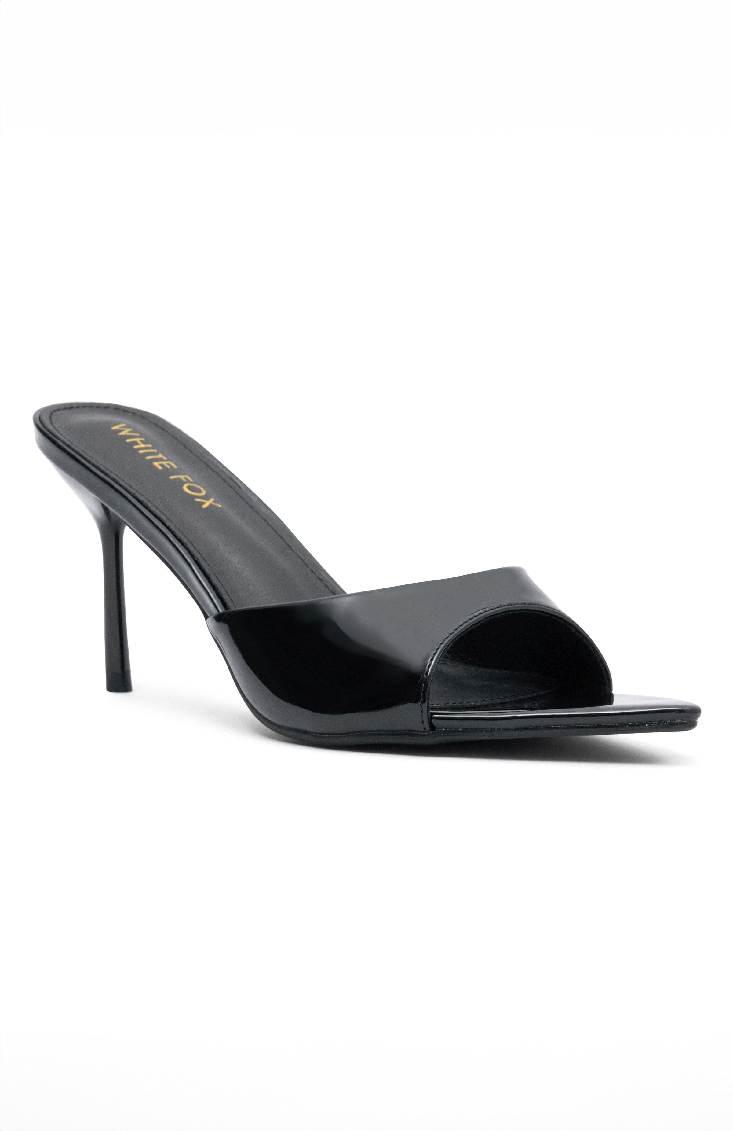 White Fox Drive Them Wild Heels Black