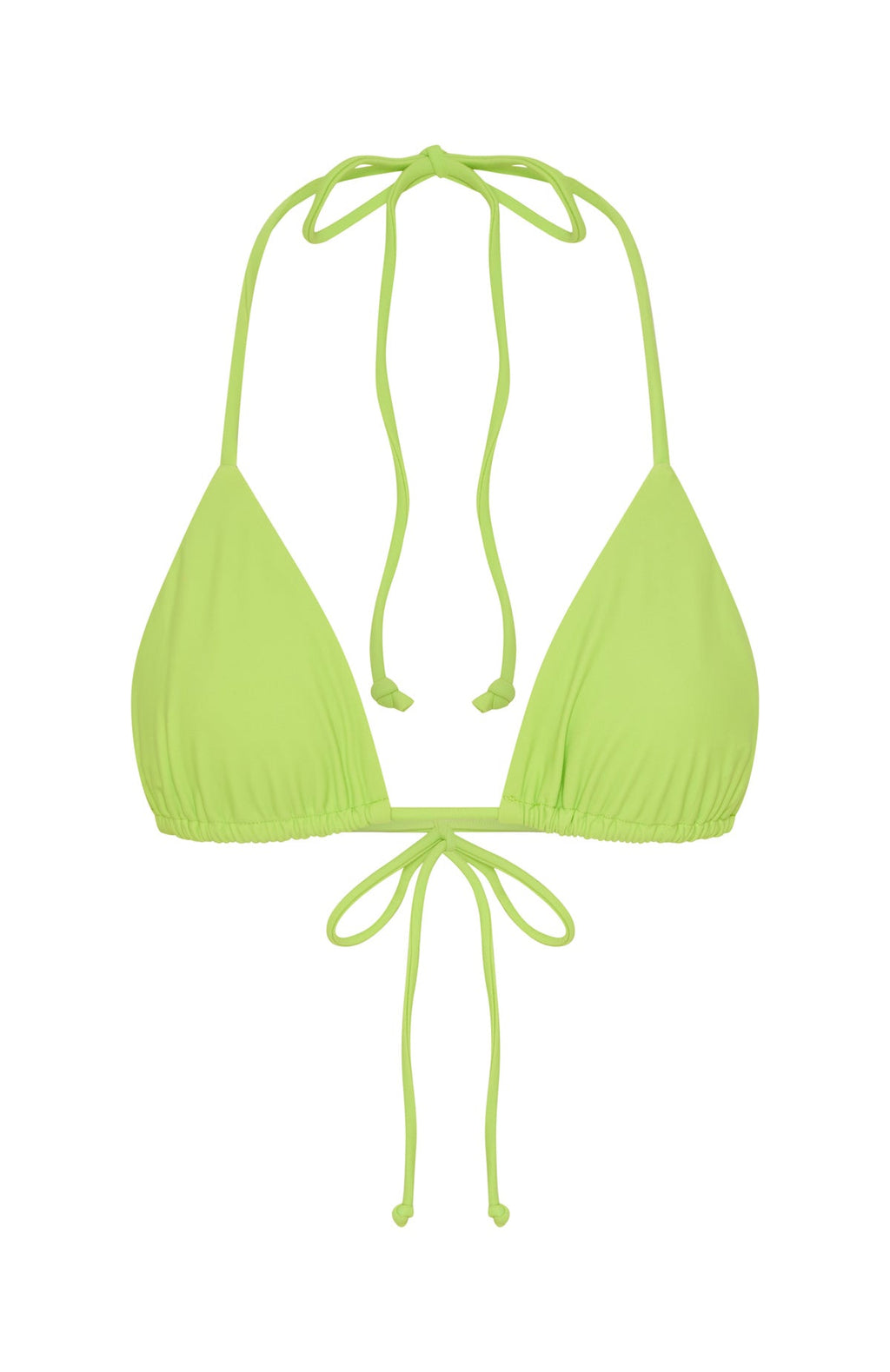 White Fox Golden Hour Bikini Top Lime