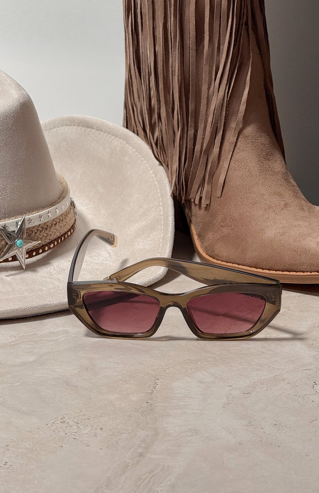 White Fox Bexley Sunglasses Khaki