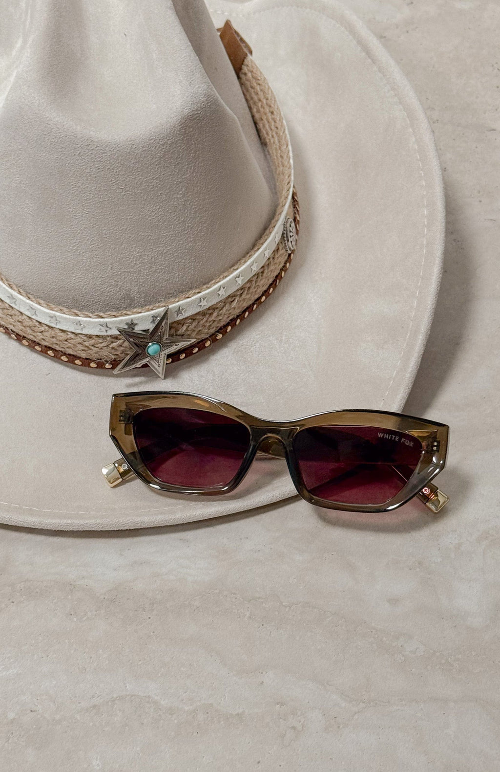White Fox Bexley Sunglasses Khaki