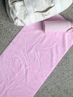 White Fox Feeling Fresh Gym Towel Baby Pink