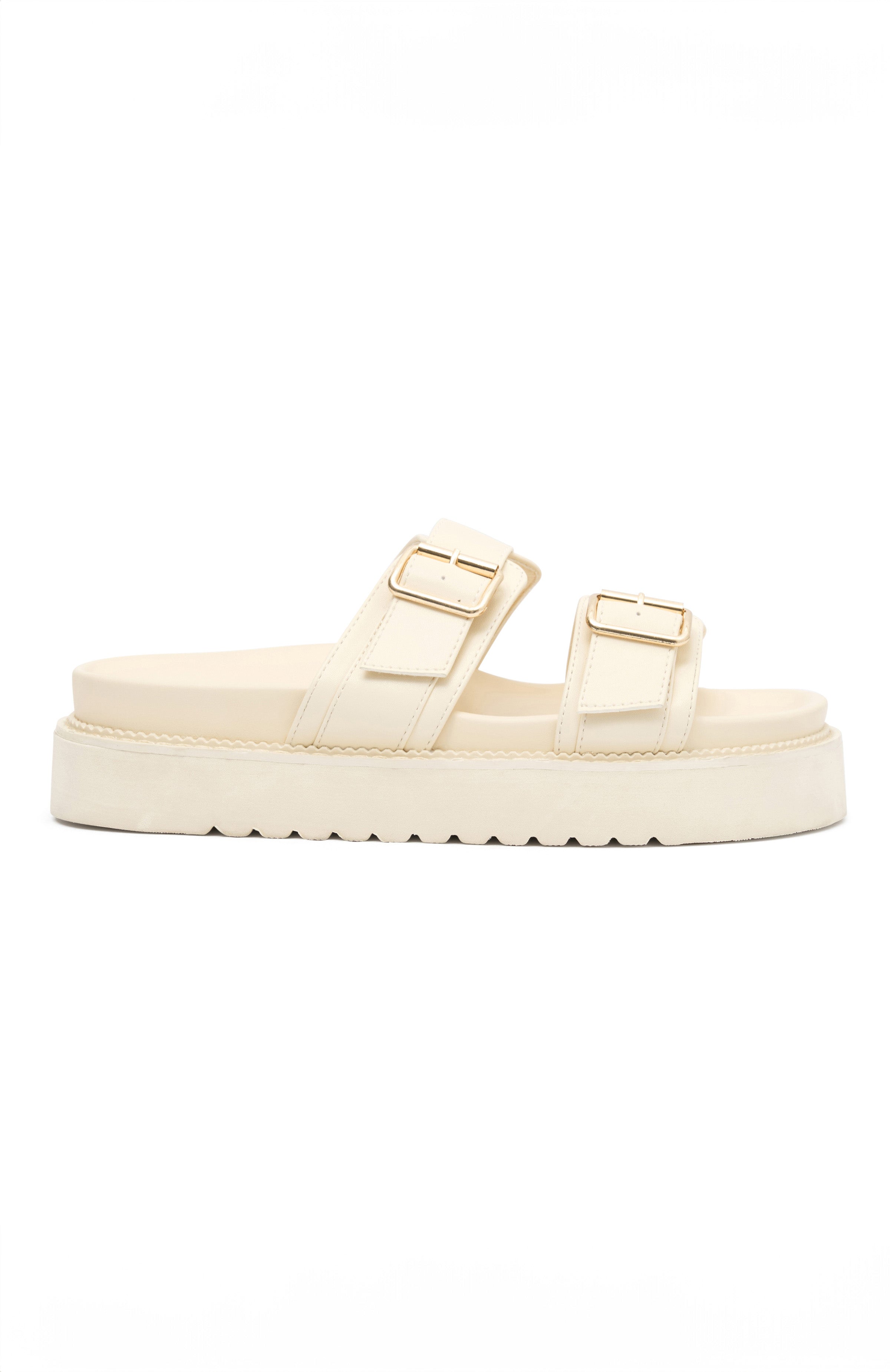 White Fox Mila Slides Ivory