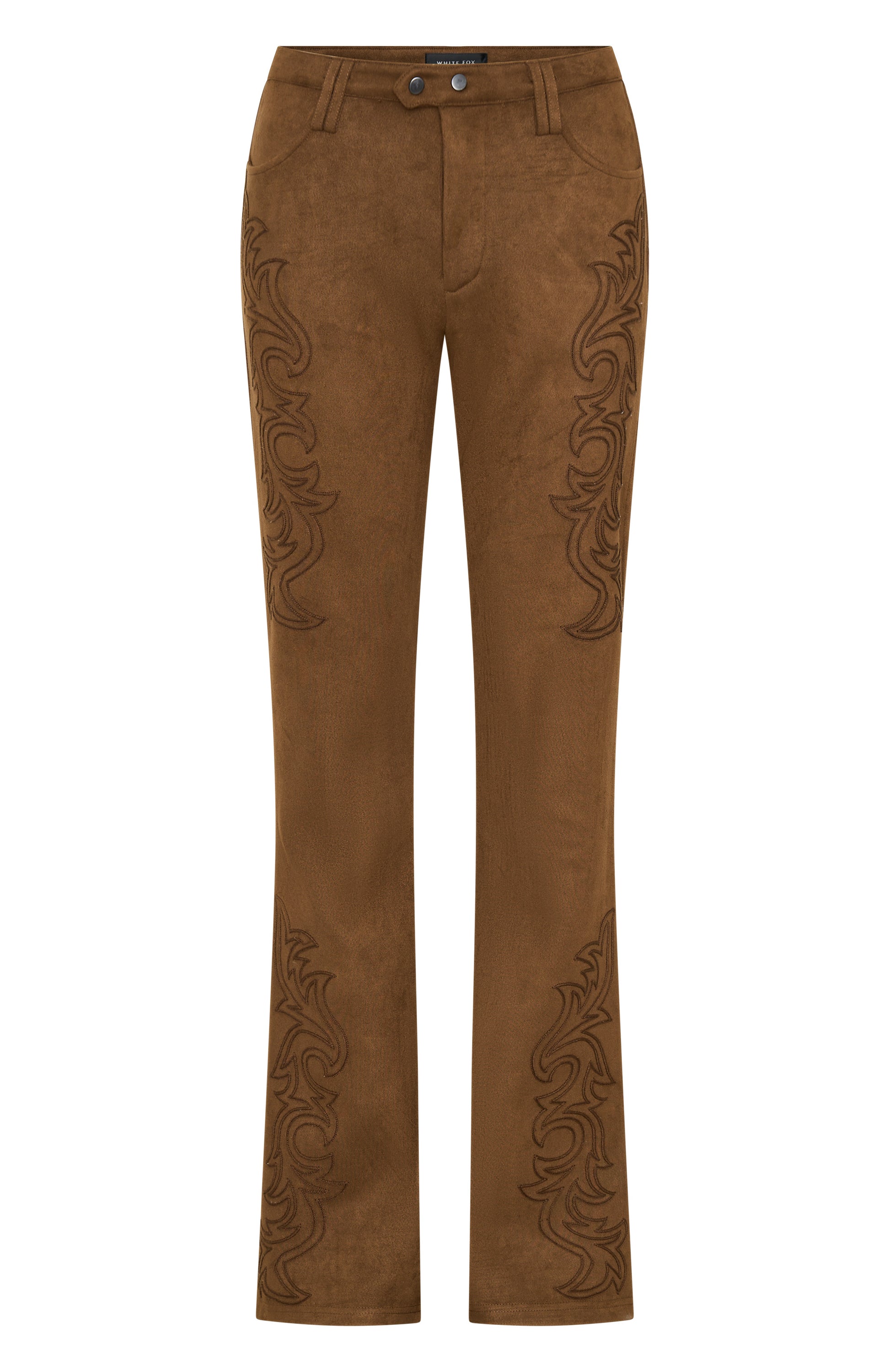 White Fox Never Going Back Pants Chocolate