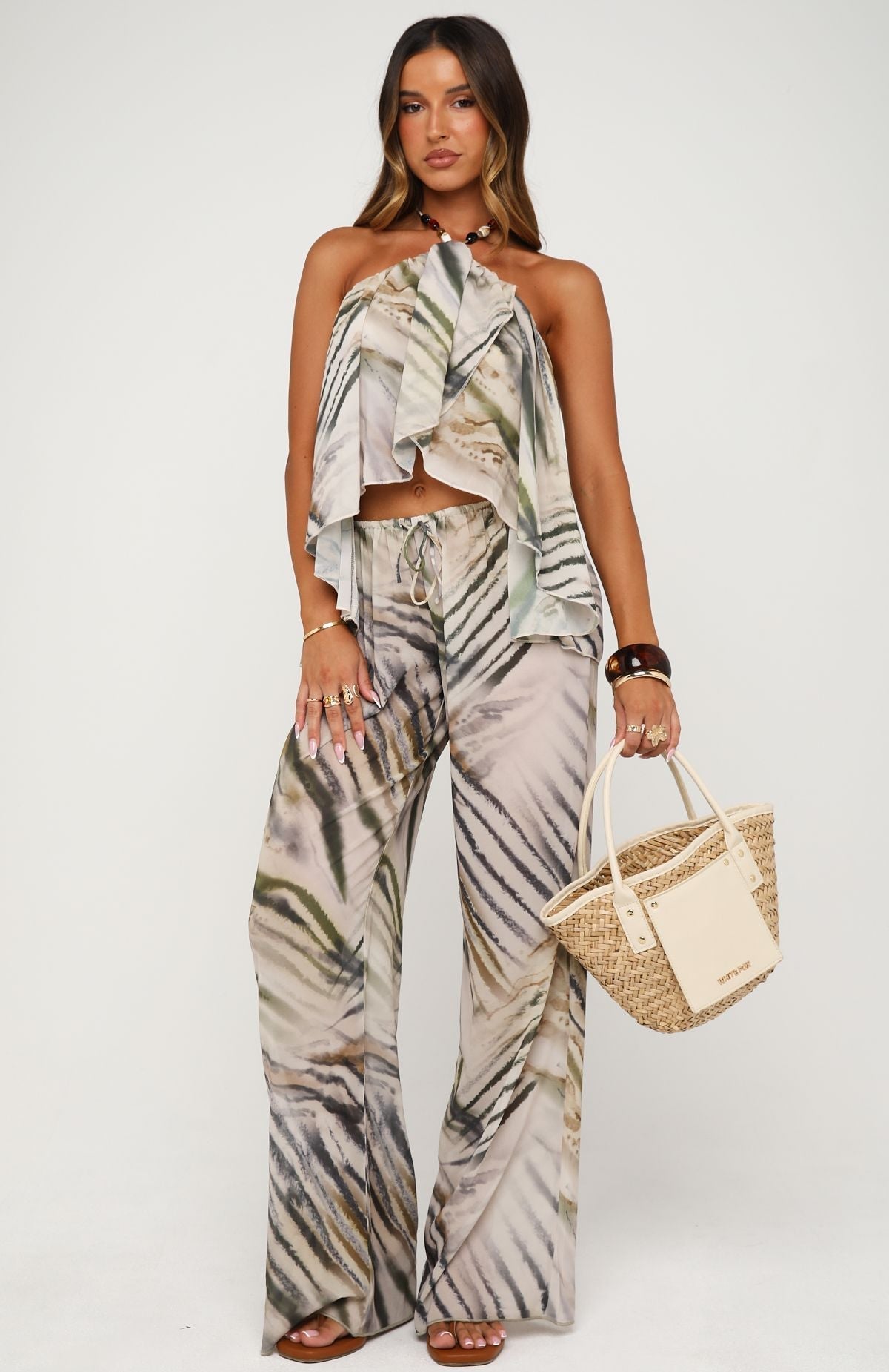 White Fox Croatian Coast Pants Stonewash