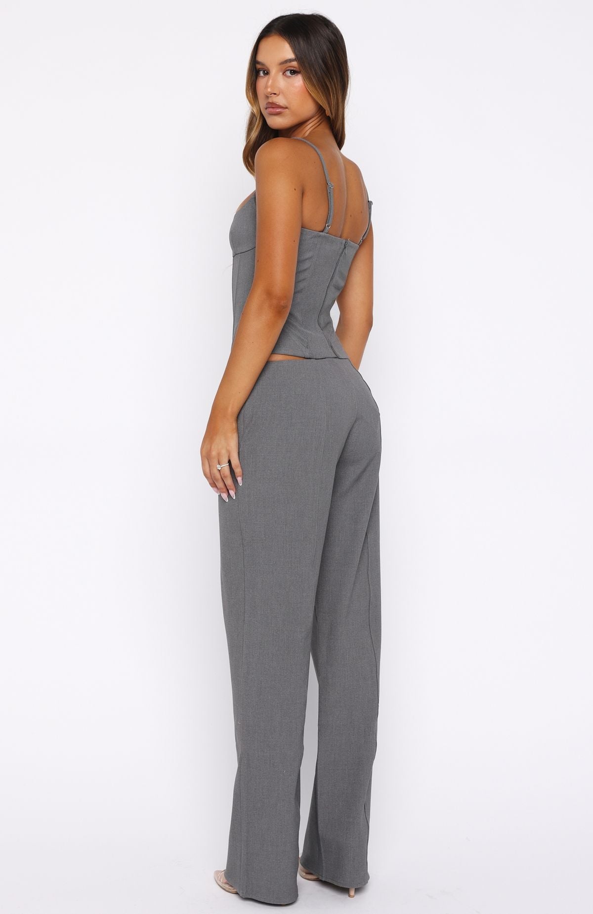 White Fox Sunny Seine Pants Grey