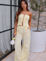 White Fox Secret Society Pants Lemon