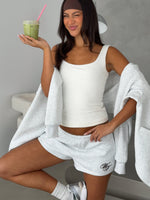 White Fox Studio 17 Raven Lounge Shorts Grey Marle