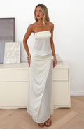 White Fox Sweet Sunshine Maxi Skirt Butter