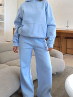White Fox Vol. 1 Wide Leg Sweatpants Blue