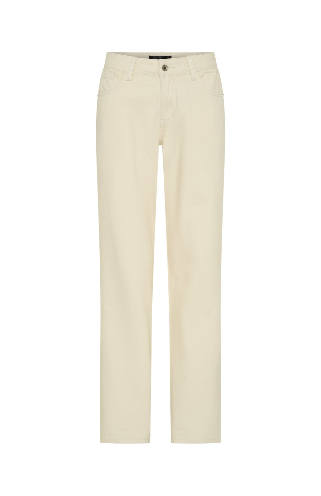 White Fox Zara Low Rise Straight Leg Jeans Cream