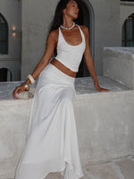White Fox Sunbliss Maxi Skirt White