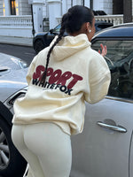 White Fox Club 14 Peyton Oversized Hoodie Lemon