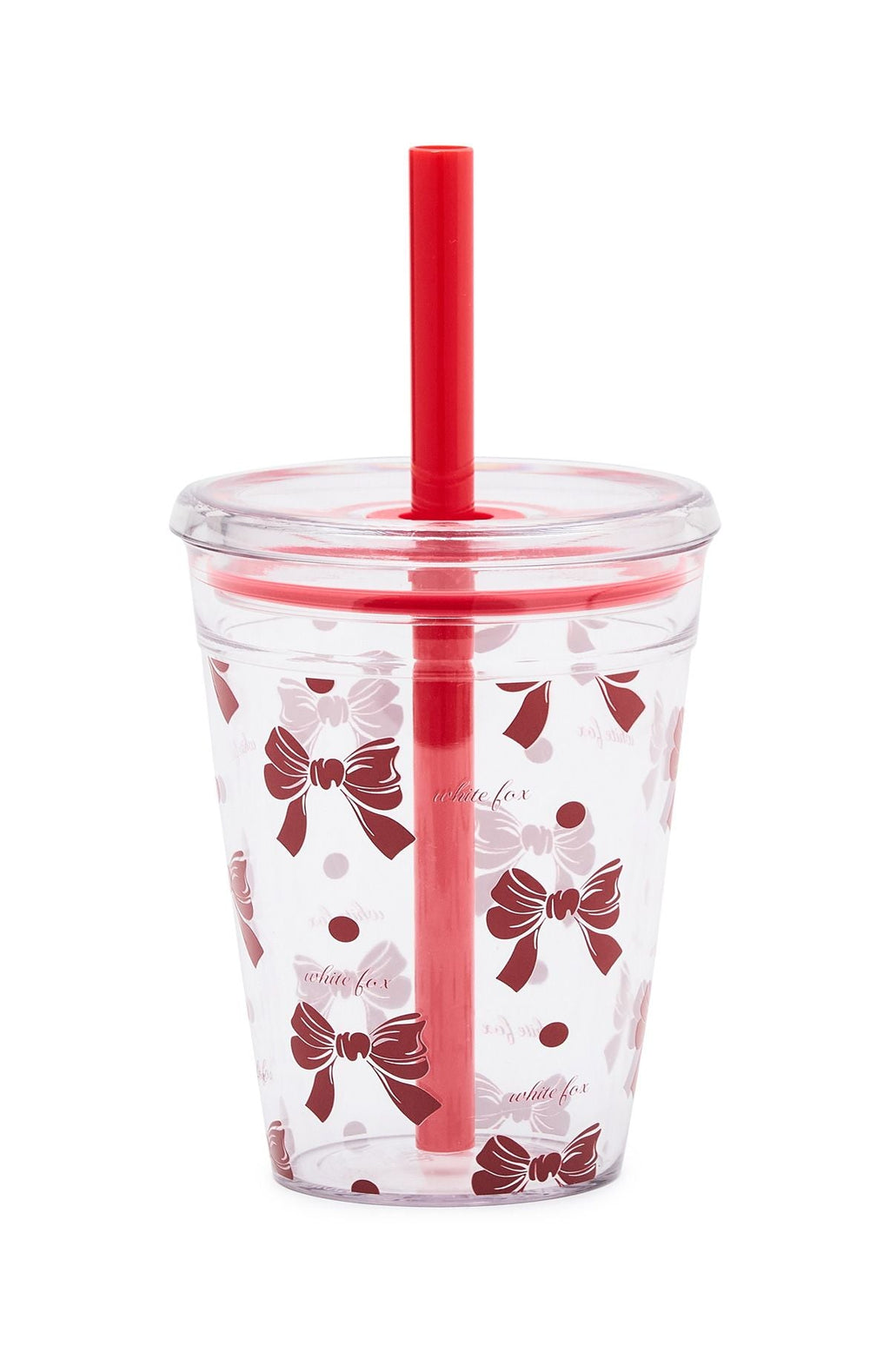 White Fox Calista Tumbler 450ml Bow Bliss