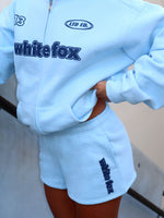 White Fox Ready To Go Lounge Shorts Baby Blue