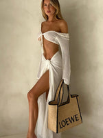 White Fox Ocean Oasis Sarong White