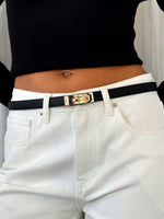 White Fox Zuri Belt Black