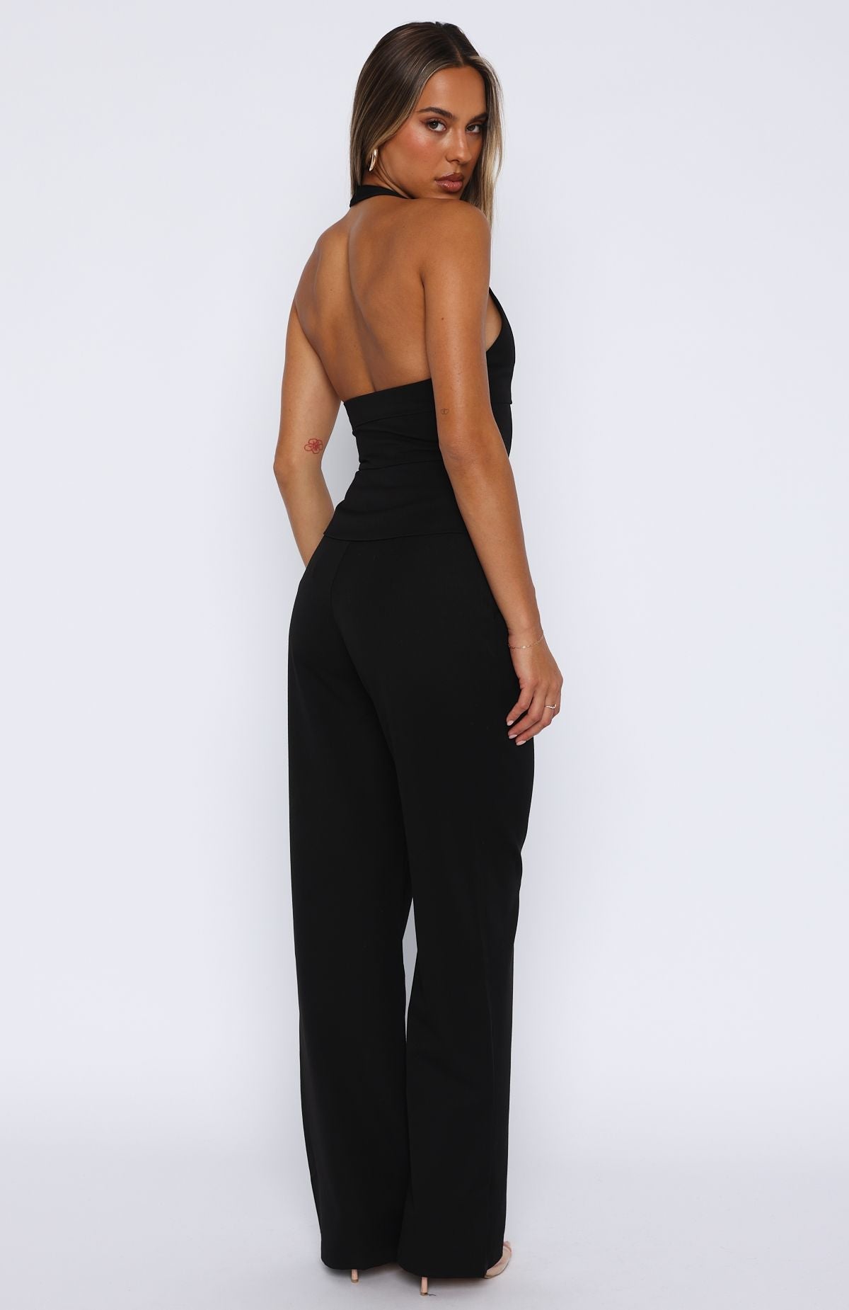 White Fox Only Acting Pants Black