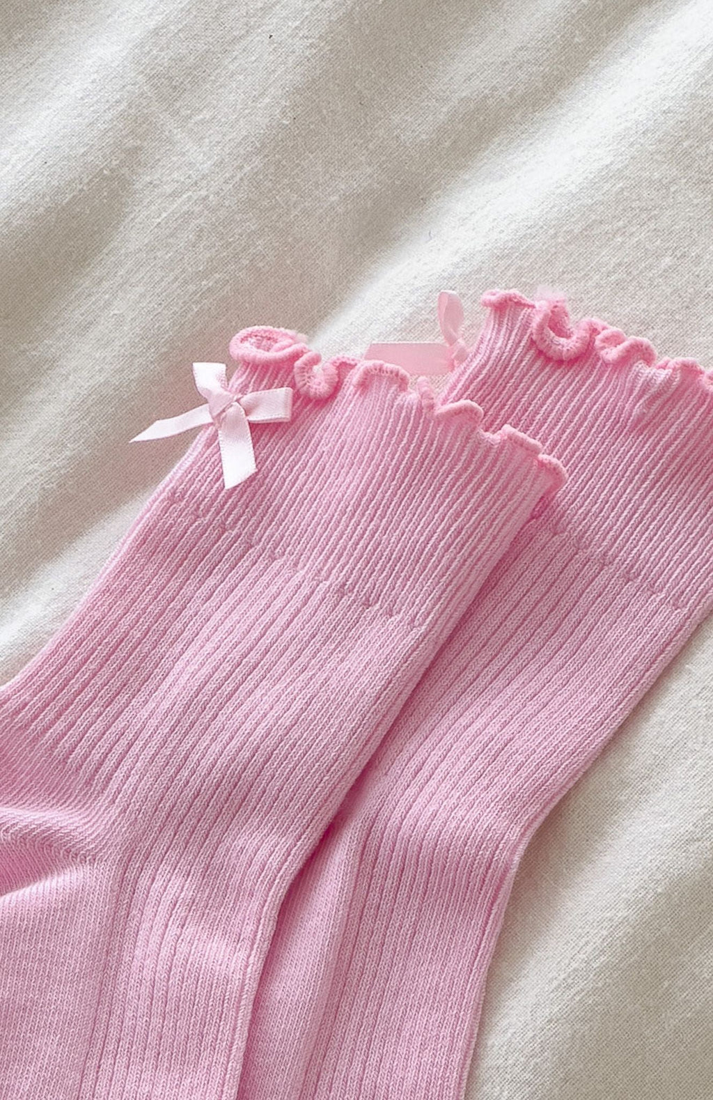 White Fox Which One Socks Pink
