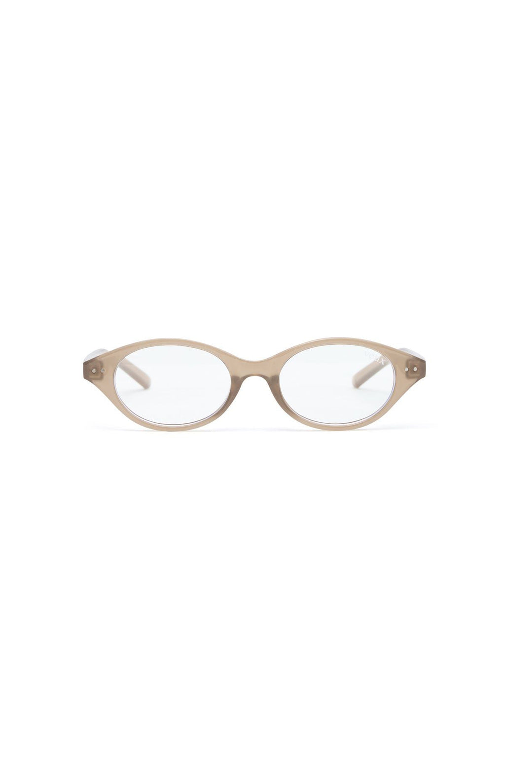 White Fox Rayne Blue Light Glasses Biscuit
