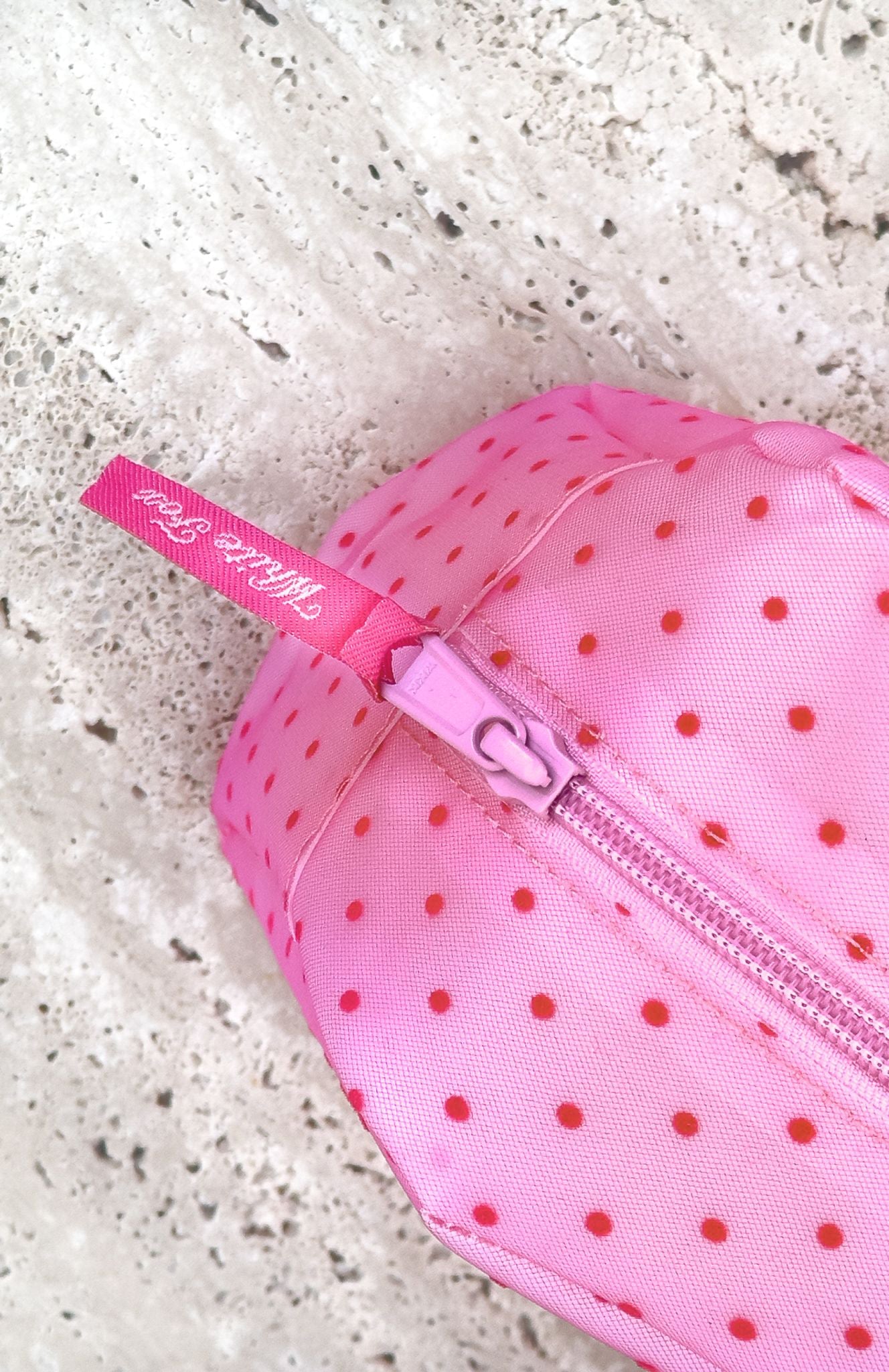 White Fox Nora Case Pink Polka Dots