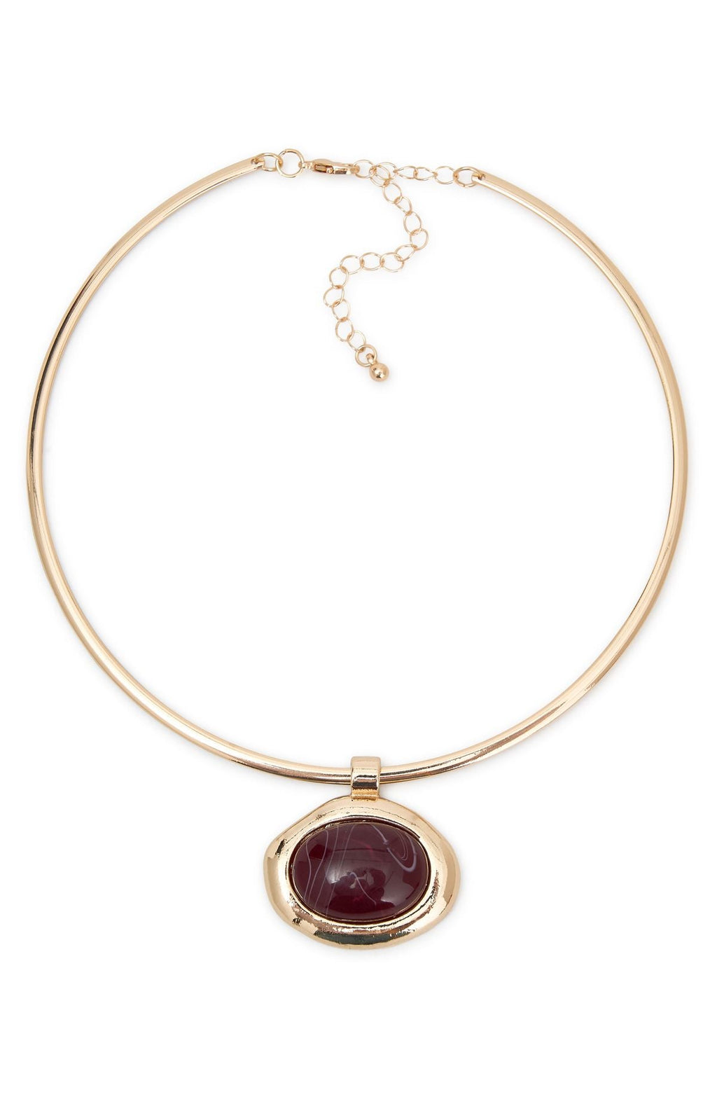 White Fox Sanford Necklace Gold