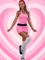 White Fox Sugar, Spice And Everything Nice Mini Dress Pink