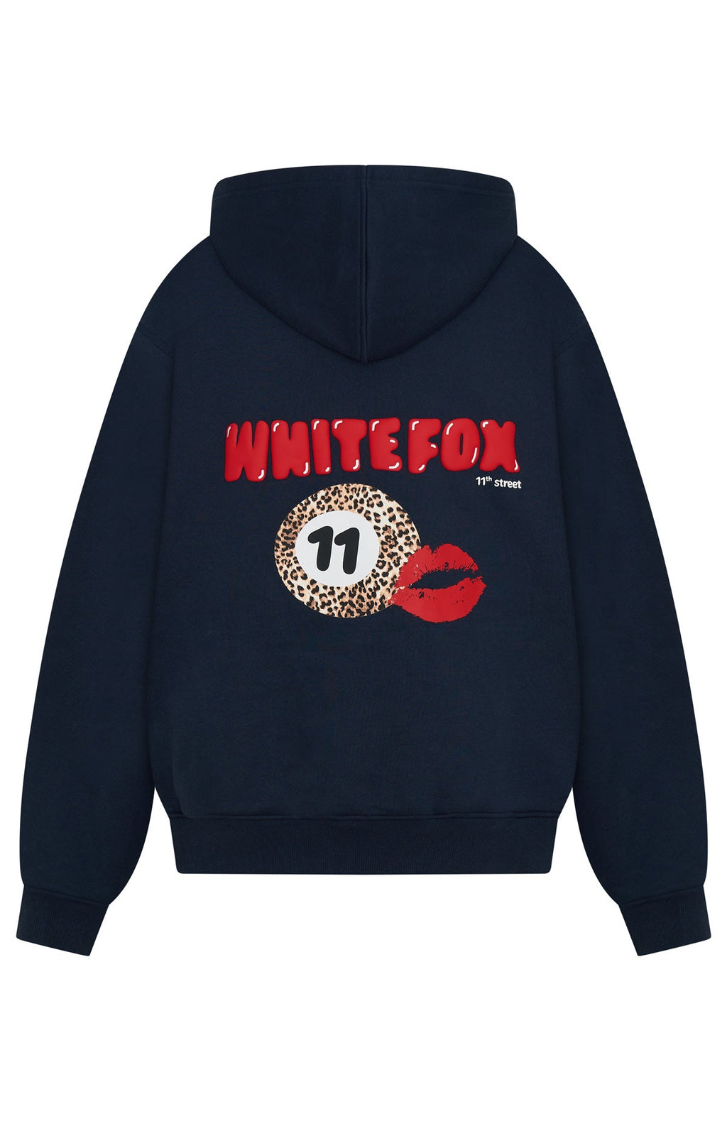 White Fox 11th Street She's So Lucky Oversized Hoodie Blueberry Twist