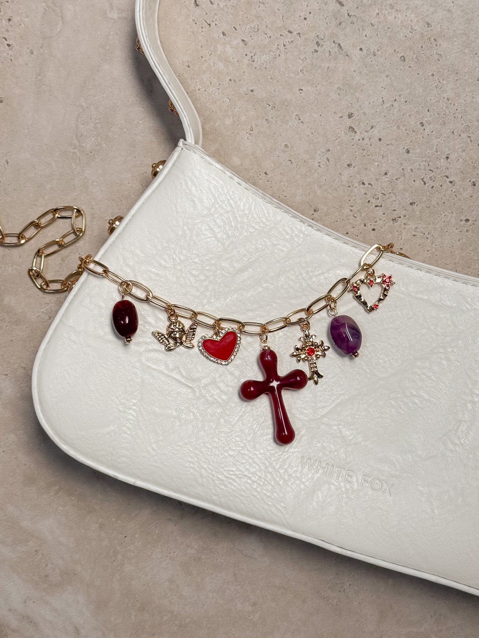 White Fox Adalee Necklace Gold