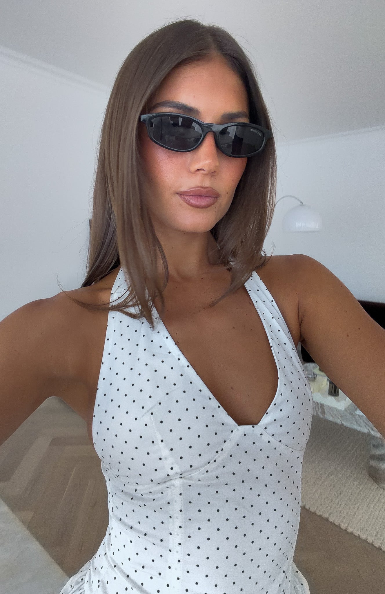 White Fox Agnia Sunglasses Black