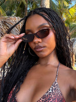 White Fox Agnia Sunglasses Chocolate